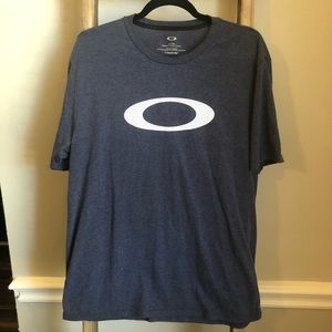 Oakley T-shirt Regular Fit Heather Navy Blue XL